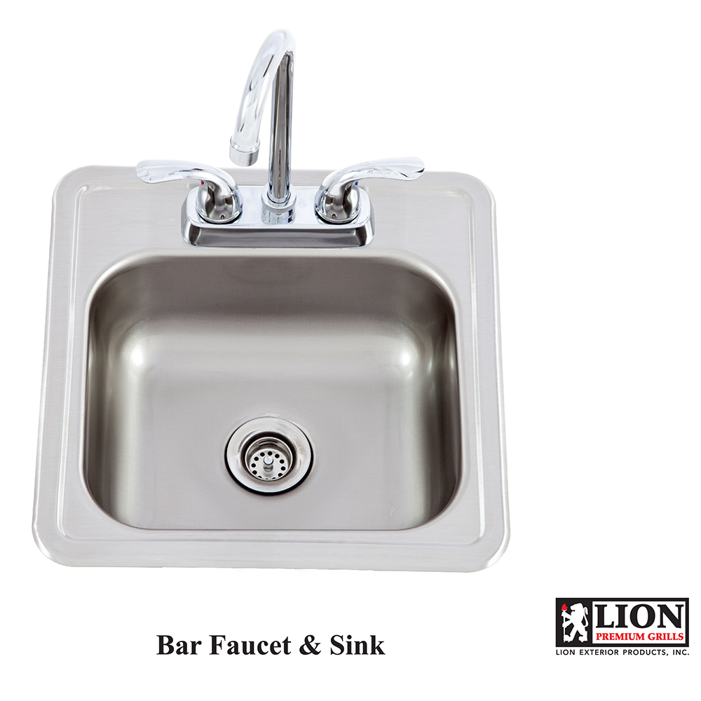 Bar Faucet and Sink