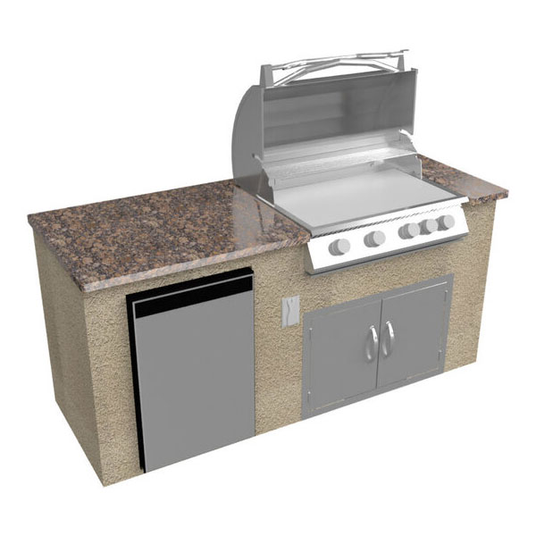 Classic Paddock Outdoor Kitchen Island