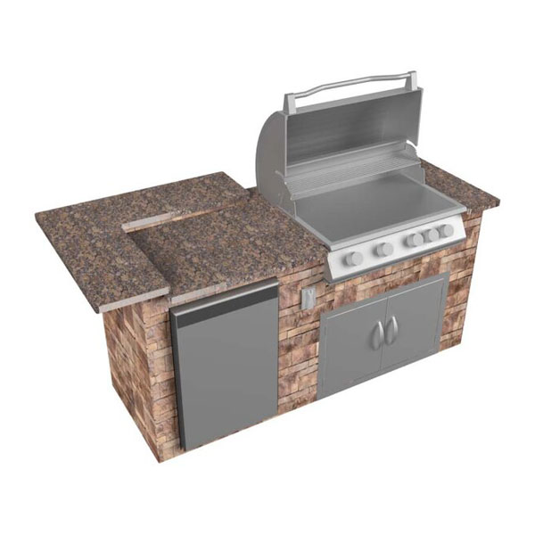 Luxury Infield Kitchen Island