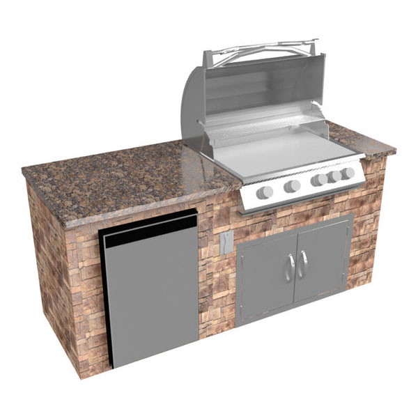 Luxury Paddock Outdoor Kitchen Island