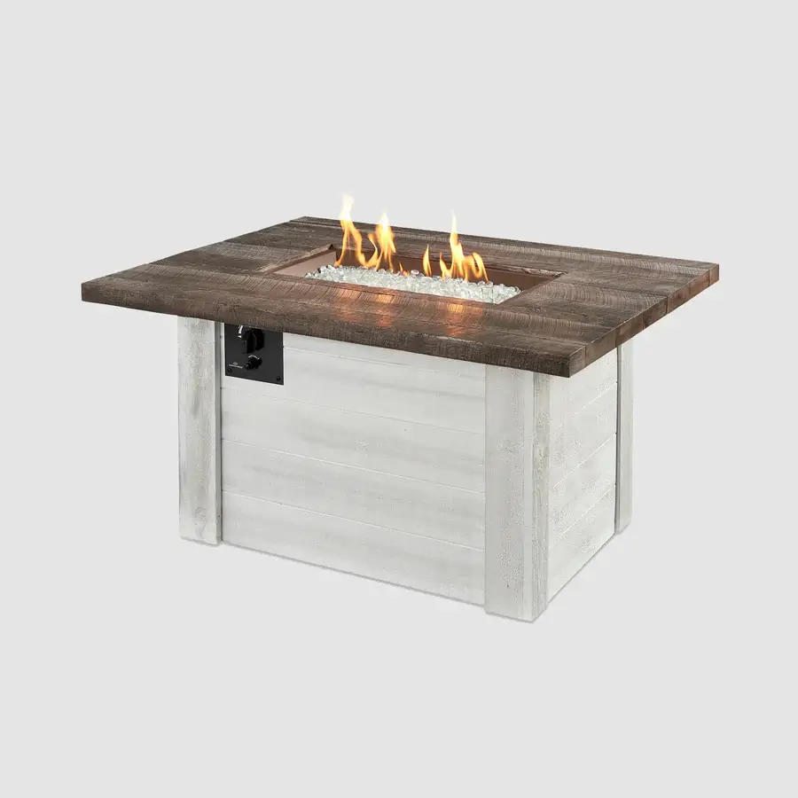 Alcott Rectangular Gas Fire Pit Table