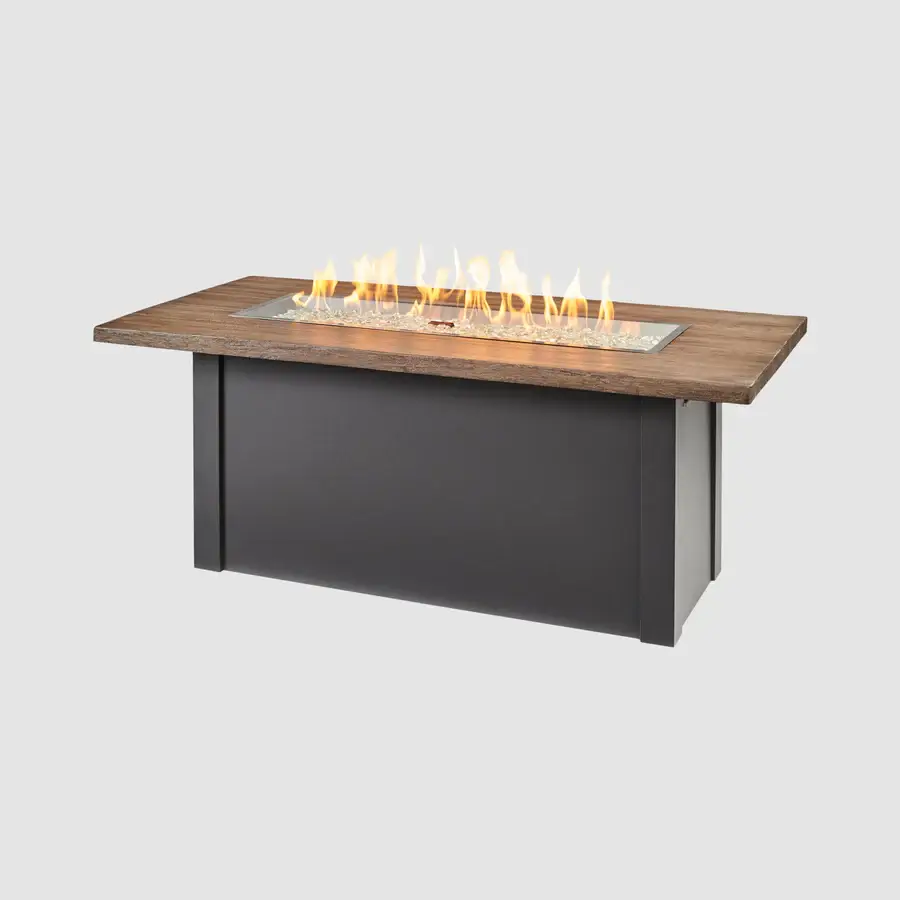 Havenwood Linear Gas Fire Pit Table 62"