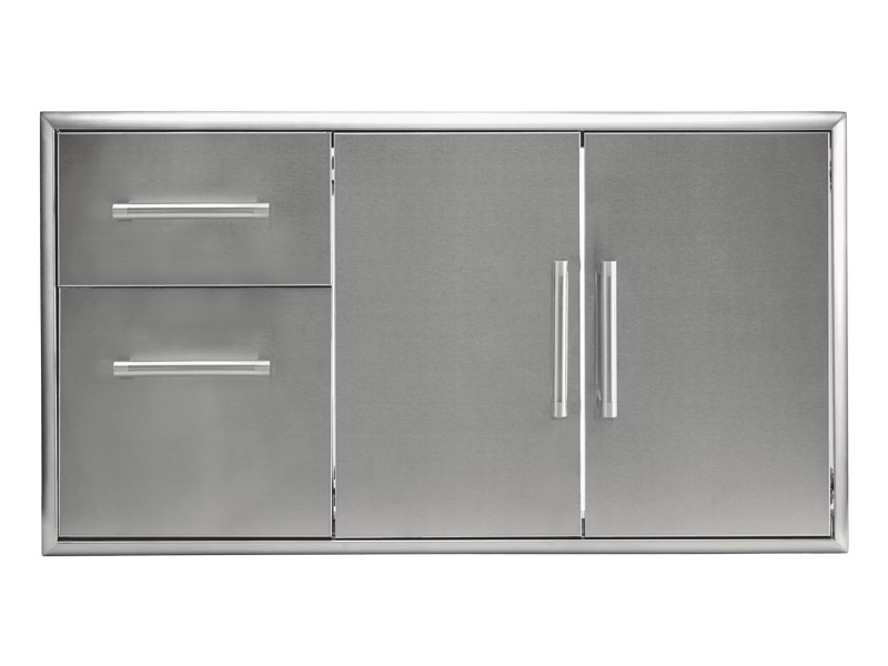 45" Double Access Doors & Access Drawer